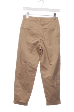 Дамски панталон Zara, Размер XS, Цвят Кафяв, Цена 20,99 лв.