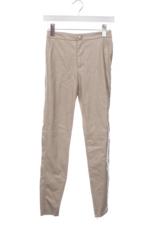 Pantaloni de femei Zara, Mărime XS, Culoare Bej, Preț 62,99 Lei