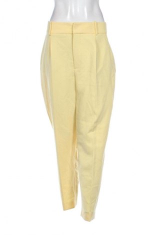 Pantaloni de femei Zara, Mărime L, Culoare Galben, Preț 74,99 Lei