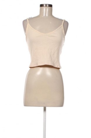 Damska koszulka na ramiączkach H&M Divided, Rozmiar M, Kolor ecru, Cena 39,31 zł