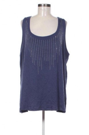 Γυναικείο αμάνικο μπλουζάκι Ulla Popken, Μέγεθος XXL, Χρώμα Μπλέ, Τιμή 10,99 €
