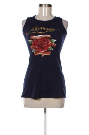 Γυναικείο αμάνικο μπλουζάκι Ed Hardy, Μέγεθος XS, Χρώμα Πολύχρωμο, Τιμή 14,00 €