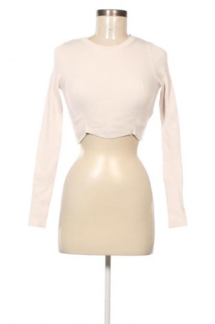 Дамски пуловер Bershka, Размер S, Цвят Бежов, Цена 18,99 лв.