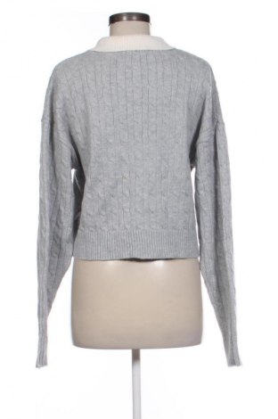 Pulover de femei Bershka, Mărime M, Culoare Gri, Preț 46,99 Lei