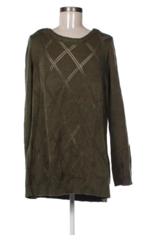 Γυναικείο πουλόβερ Bpc Bonprix Collection, Μέγεθος XXL, Χρώμα Πράσινο, Τιμή 17,99 €