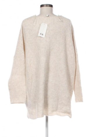 Pulover de femei C&A, Mărime XXL, Culoare Ecru, Preț 133,76 Lei