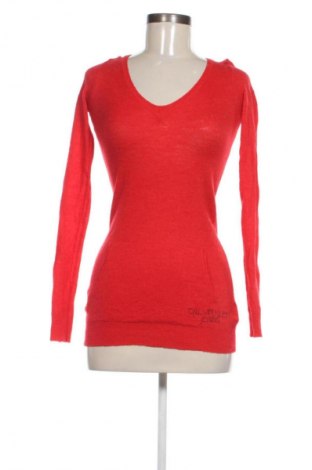 Γυναικείο πουλόβερ Calvin Klein Jeans, Μέγεθος XS, Χρώμα Κόκκινο, Τιμή 82,98 €