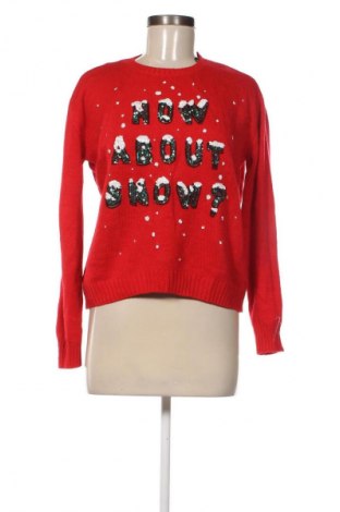 Pulover de femei H&M Divided, Mărime S, Culoare Roșu, Preț 36,99 Lei