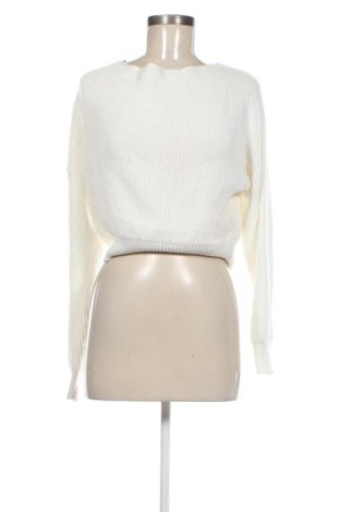 Дамски пуловер H&M Divided, Размер S, Цвят Екрю, Цена 18,99 лв.