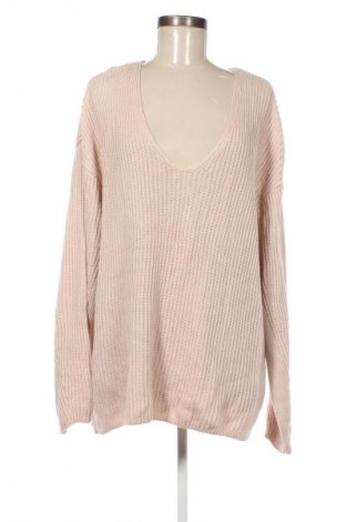 Γυναικείο πουλόβερ Milano Italy, Μέγεθος XL, Χρώμα  Μπέζ, Τιμή 20,12 €