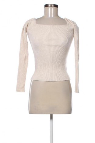 Pulover de femei NA-KD, Mărime M, Culoare Bej, Preț 107,89 Lei