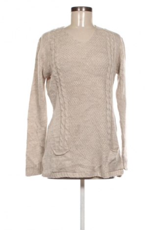 Pulover de femei Polka Dots, Mărime M, Culoare Bej, Preț 63,99 Lei