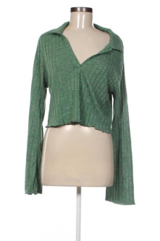 Damski sweter Pull&Bear, Rozmiar XL, Kolor Zielony, Cena 67,41 zł