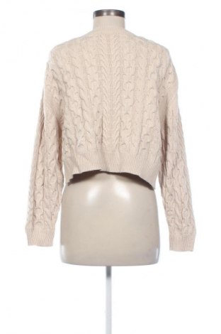 Дамски пуловер Pull&Bear, Размер M, Цвят Бежов, Цена 17,99 лв.