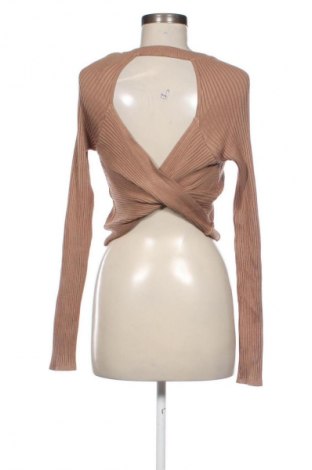 Damski sweter Sinsay, Rozmiar L, Kolor Beżowy, Cena 68,97 zł