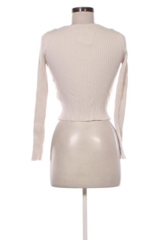 Дамски пуловер Stradivarius, Размер S, Цвят Екрю, Цена 28,99 лв.