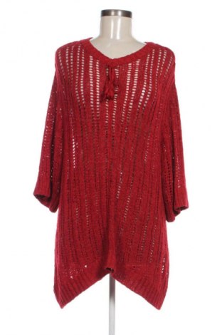 Pulover de femei Ulla Popken, Mărime XL, Culoare Roșu, Preț 79,99 Lei