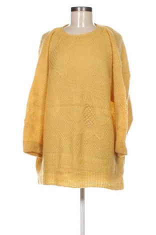 Γυναικείο πουλόβερ Unbranded, Μέγεθος XXL, Χρώμα Κίτρινο, Τιμή 14,83 €