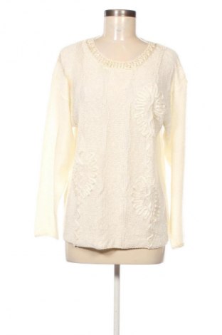Pulover de femei Unbranded, Mărime L, Culoare Ecru, Preț 77,17 Lei