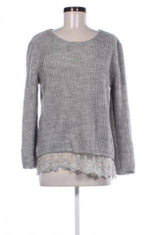 Дамски пуловер Unbranded, Размер L, Цвят Сив, Цена 11,99 лв.