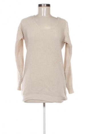 Дамски пуловер Unbranded, Размер L, Цвят Бежов, Цена 26,99 лв.