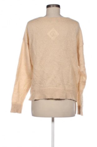 Дамски пуловер United Colors Of Benetton, Размер M, Цвят Бежов, Цена 25,99 лв.