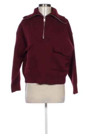 Pulover de femei Zara, Mărime M, Culoare Roșu, Preț 71,05 Lei