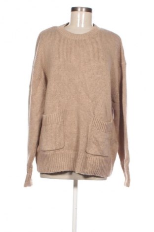 Damenpullover Zara, Größe XL, Farbe Beige, Preis 17,99 €