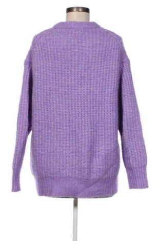 Дамски пуловер Zara, Размер M, Цвят Лилав, Цена 26,99 лв.