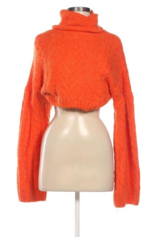 Дамски пуловер Zara, Размер M, Цвят Оранжев, Цена 54,39 лв.