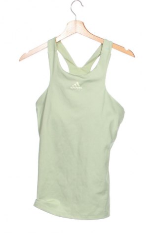 Damen Sporttop Adidas, Größe M, Farbe Grün, Preis € 22,99