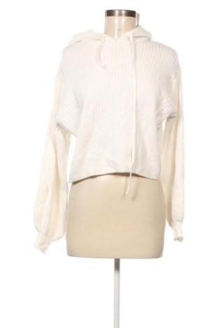Damen Sweatshirt Bershka, Größe S, Farbe Weiß, Preis 14,99 €