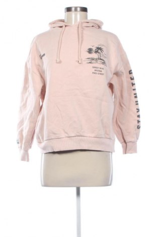 Дамски суитшърт Pull&Bear, Размер XS, Цвят Розов, Цена 21,99 лв.