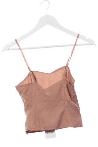 Damentop Anika Teller x NA-KD, Größe XXS, Farbe Braun, Preis 15,99 €