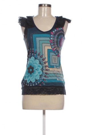Дамски топ Desigual, Размер M, Цвят Многоцветен, Цена 47,99 лв.
