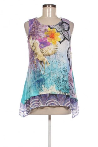 Дамски топ Desigual, Размер M, Цвят Многоцветен, Цена 27,99 лв.