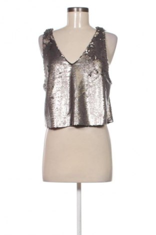 Top de femei Mango, Mărime M, Culoare Argintiu, Preț 72,03 Lei
