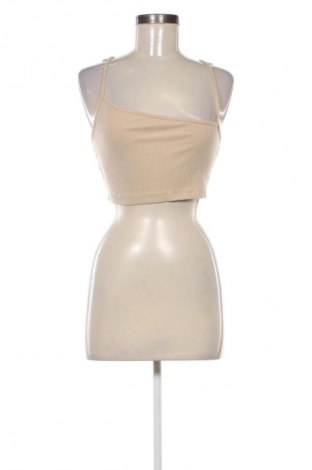 Дамски топ NA-KD, Размер XS, Цвят Бежов, Цена 27,37 лв.