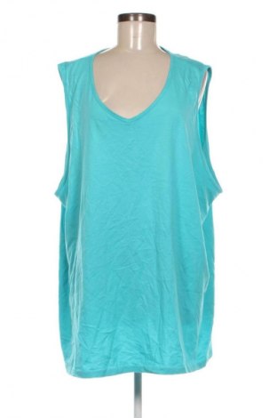 Damentop Ulla Popken, Größe 5XL, Farbe Blau, Preis 21,99 €