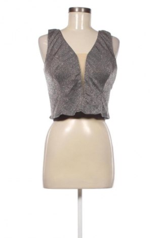 Γυναικείο τοπ Unbranded, Μέγεθος XL, Χρώμα Ασημί, Τιμή 15,99 €