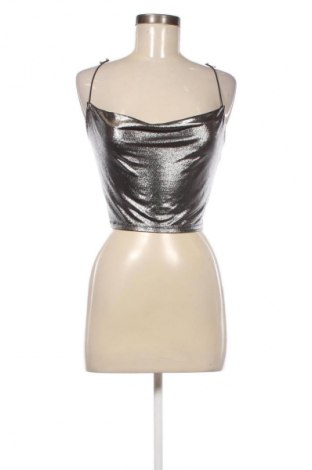 Damski top Unbranded, Rozmiar S, Kolor Srebrzysty, Cena 66,99 zł