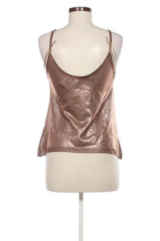 Дамски топ Zara, Размер S, Цвят Златист, Цена 17,99 лв.