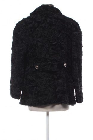 Дамско кожено палто Unbranded, Размер M, Цвят Черен, Цена 249,99 лв.