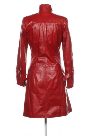 Δερμάτινο γυναικείο παλτό Unbranded, Μέγεθος M, Χρώμα Κόκκινο, Τιμή 109,97 €