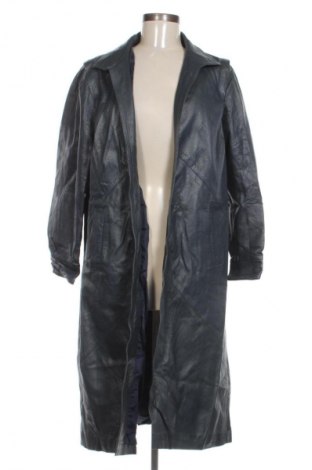 Palton din blană pentru damă Unbranded, Mărime M, Culoare Albastru, Preț 514,99 Lei