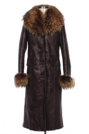 Dámská kožená bunda  Unbranded, Velikost XXL, Barva Hnědá, Cena  3 249,00 Kč