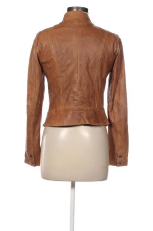 Geacă de piele pentru femei Bella Ragazza, Mărime S, Culoare Maro, Preț 306,99 Lei