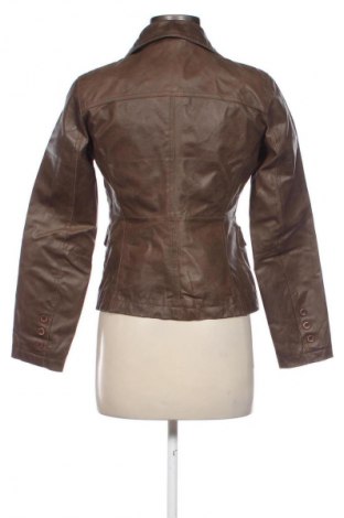 Geacă de piele pentru femei Clockhouse, Mărime M, Culoare Maro, Preț 193,84 Lei