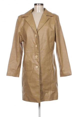 Дамско кожено яке Different, Размер L, Цвят Бежов, Цена 129,03 лв.