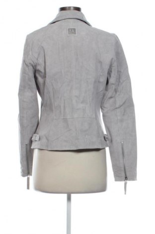 Дамско кожено яке Freaky Nation, Размер XL, Цвят Сив, Цена 329,99 лв.